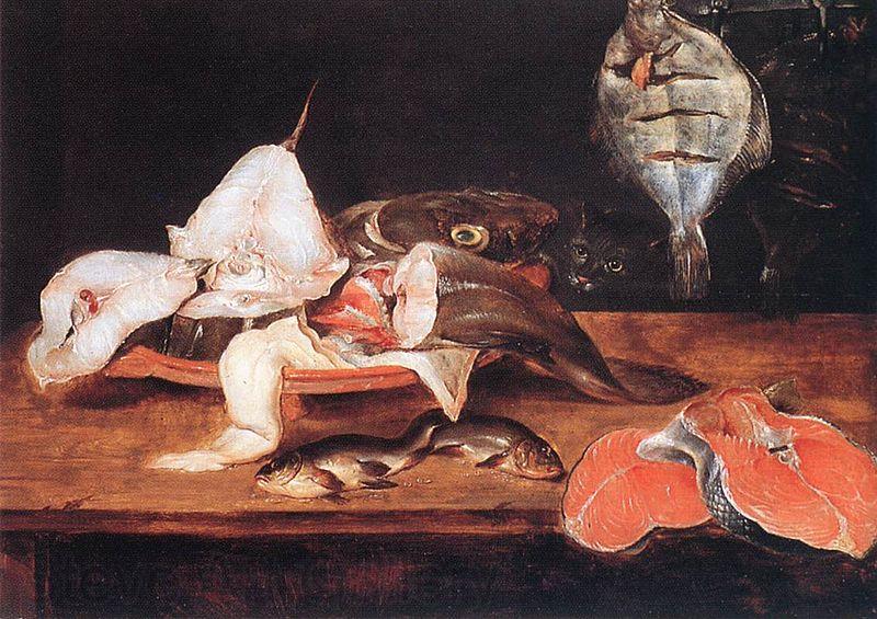 Alexander Adriaenssen Still-Life with Fish France oil painting art